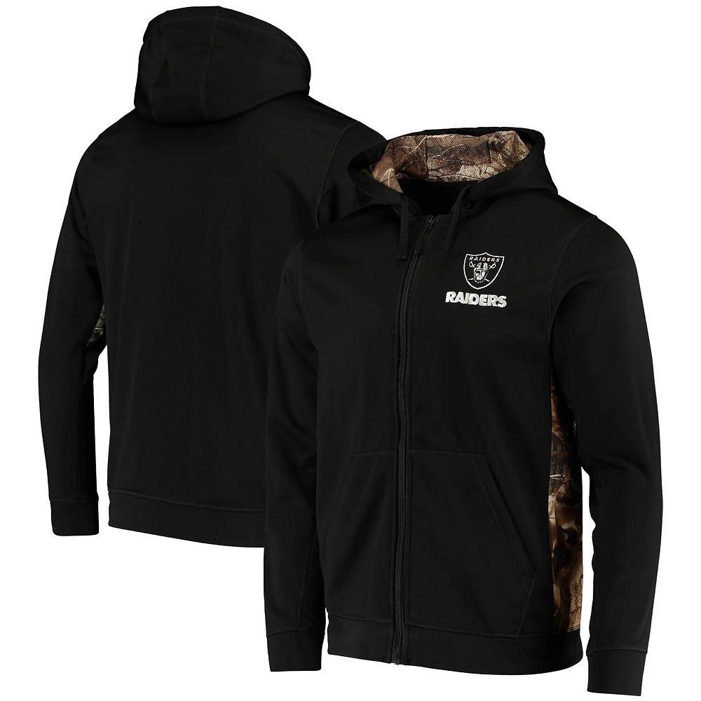 Men's Dunbrooke Black/Realtree Camo Las Vegas Raiders Decoy Tech Fleece Full-Zip Hoodie, Size: Small, Lvr Black Product Image