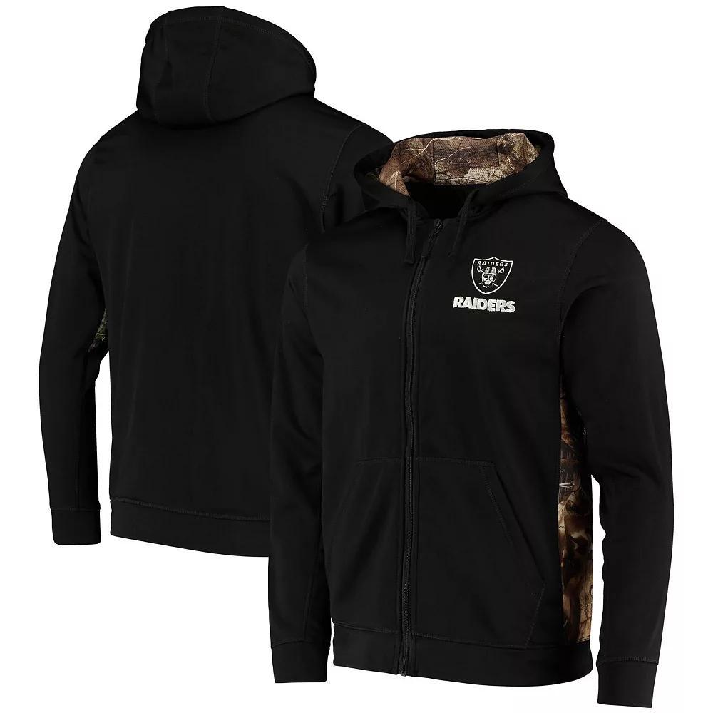 Men's Dunbrooke Black/Realtree Camo Las Vegas Raiders Decoy Tech Fleece Full-Zip Hoodie, Size: Small, Lvr Black Product Image
