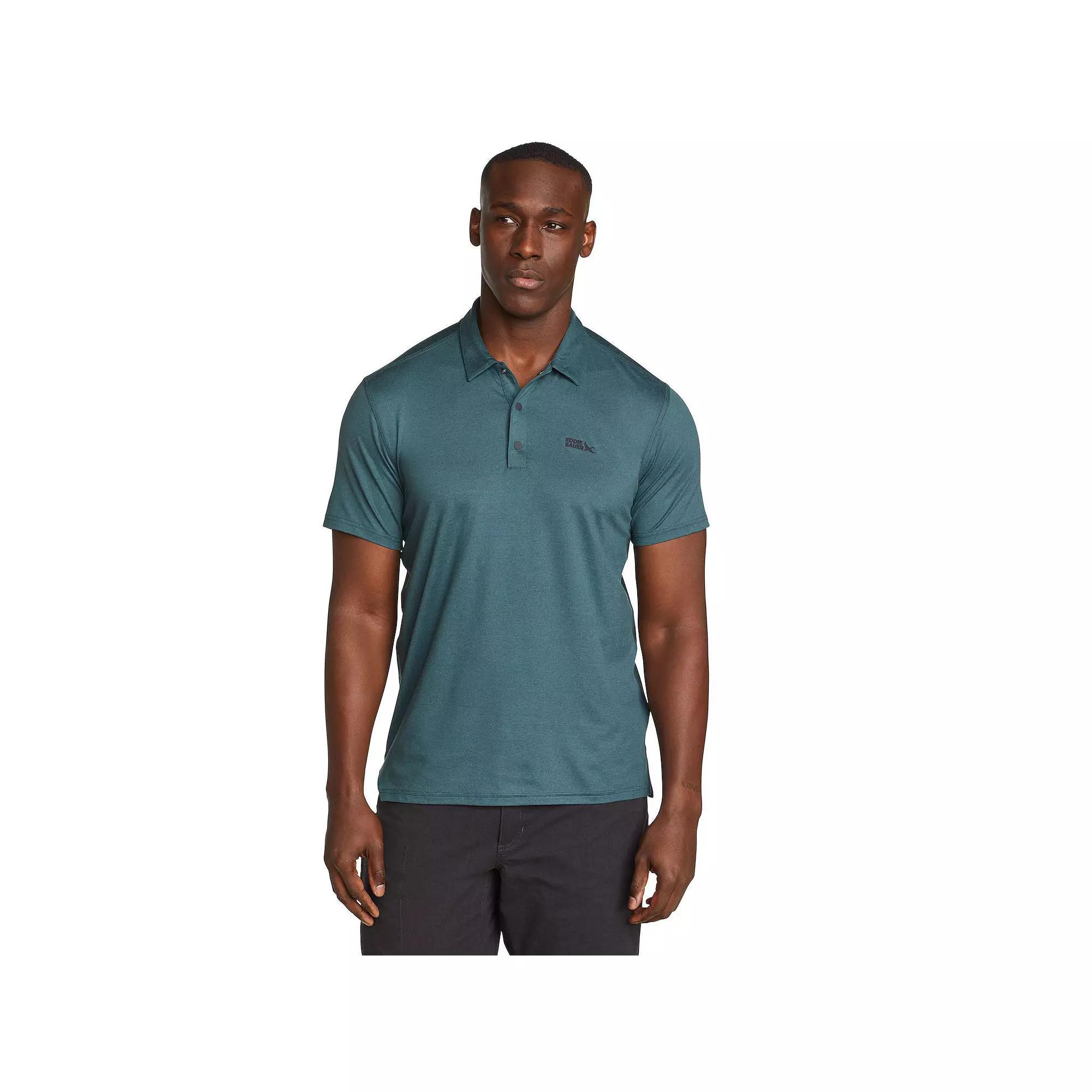 Big & Tall Eddie Bauer Short Sleeve Mountain Trek Polo 2.0 Shirt, Men's, Size: 3XB, Rain Product Image