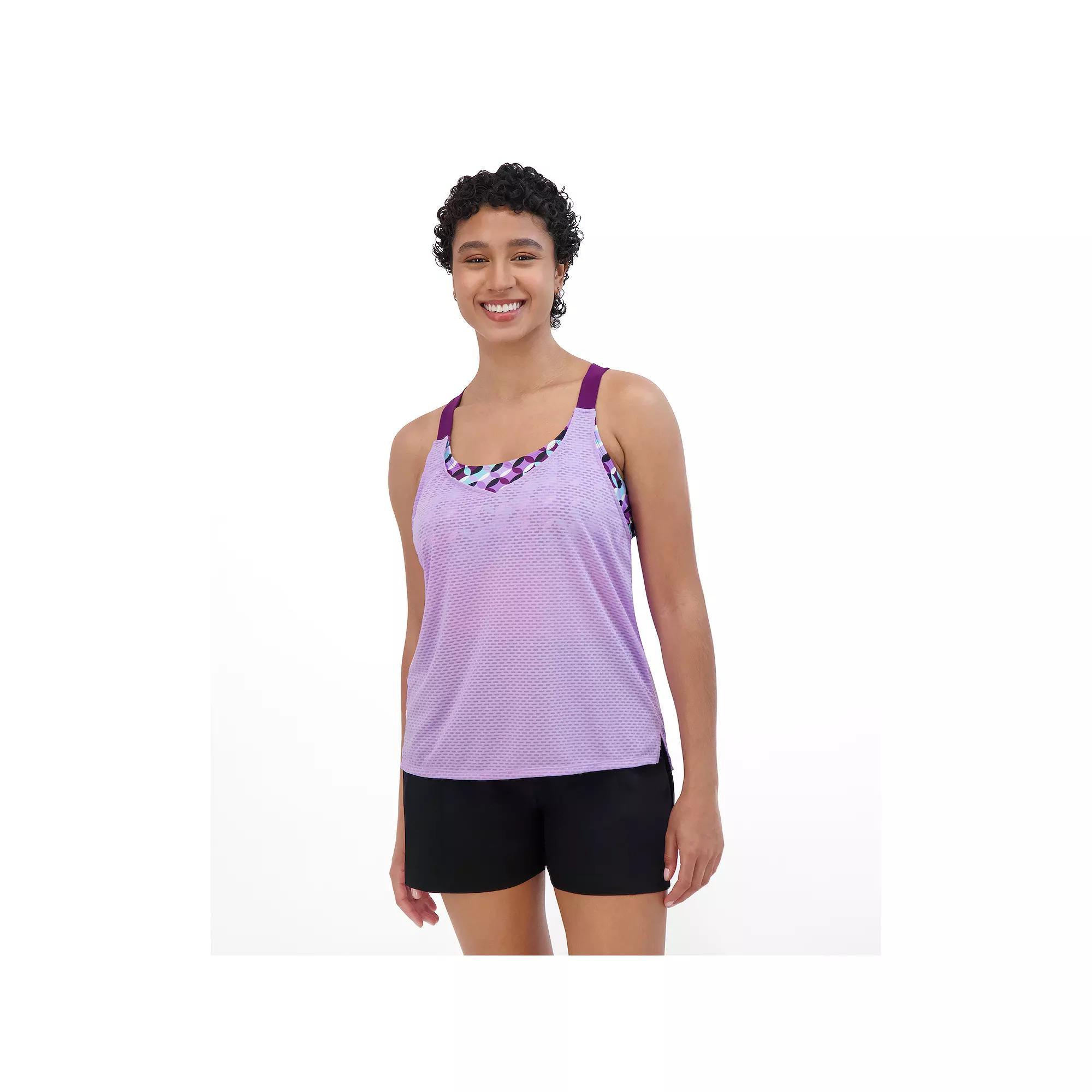 Womens ZeroXposur Comet UPF 30+ 2-in-1 Tankini Top Product Image