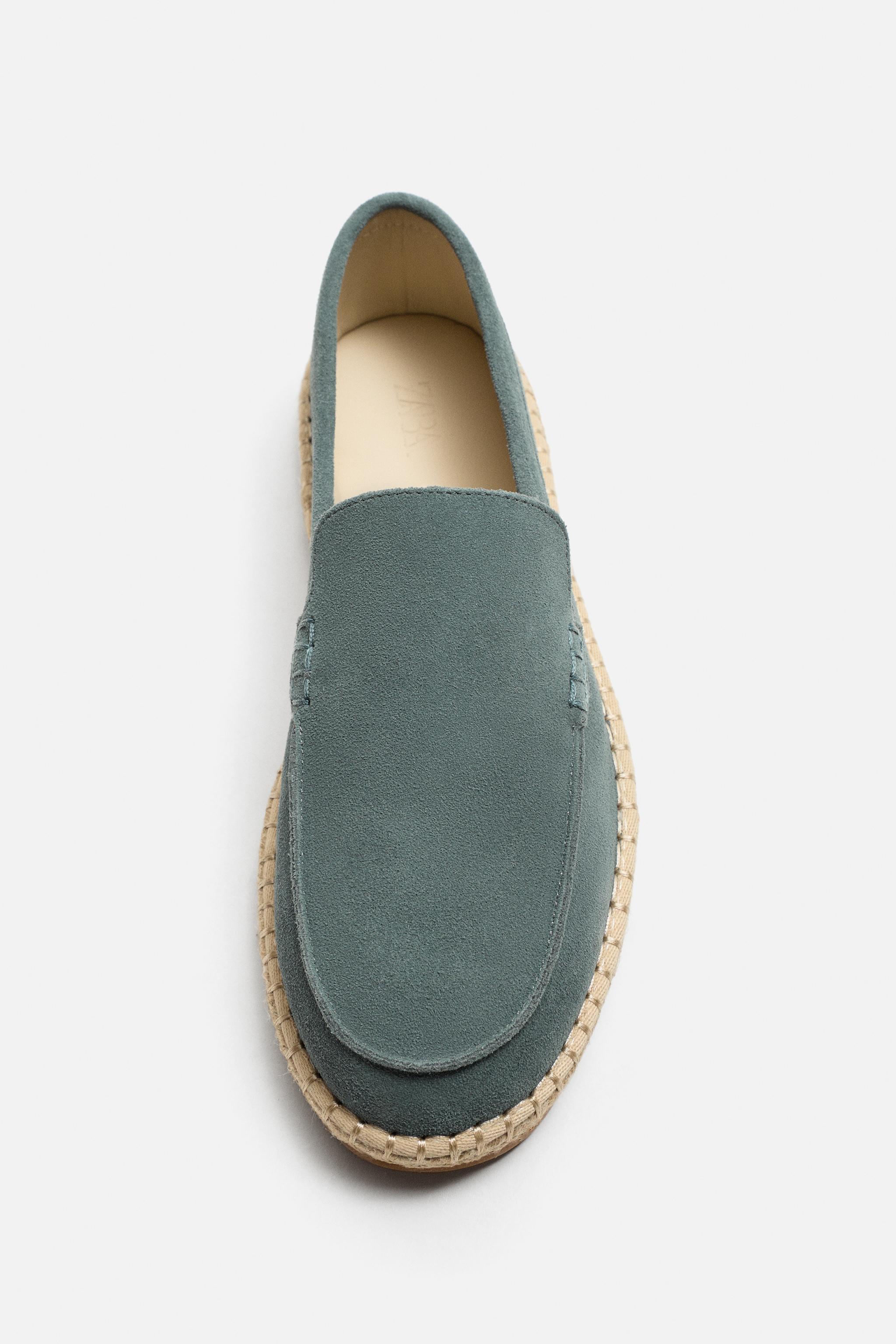 JUTE SOLE LEATHER LOAFERS Product Image