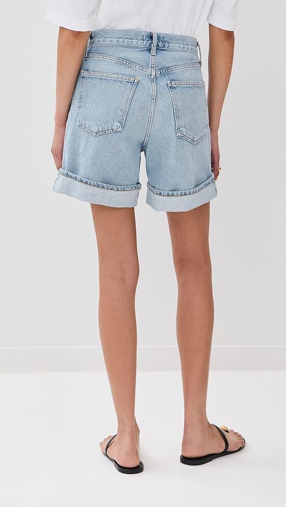 AGOLDE Dame Shorts: High Rise Baggy Cuff | Shopbop Product Image