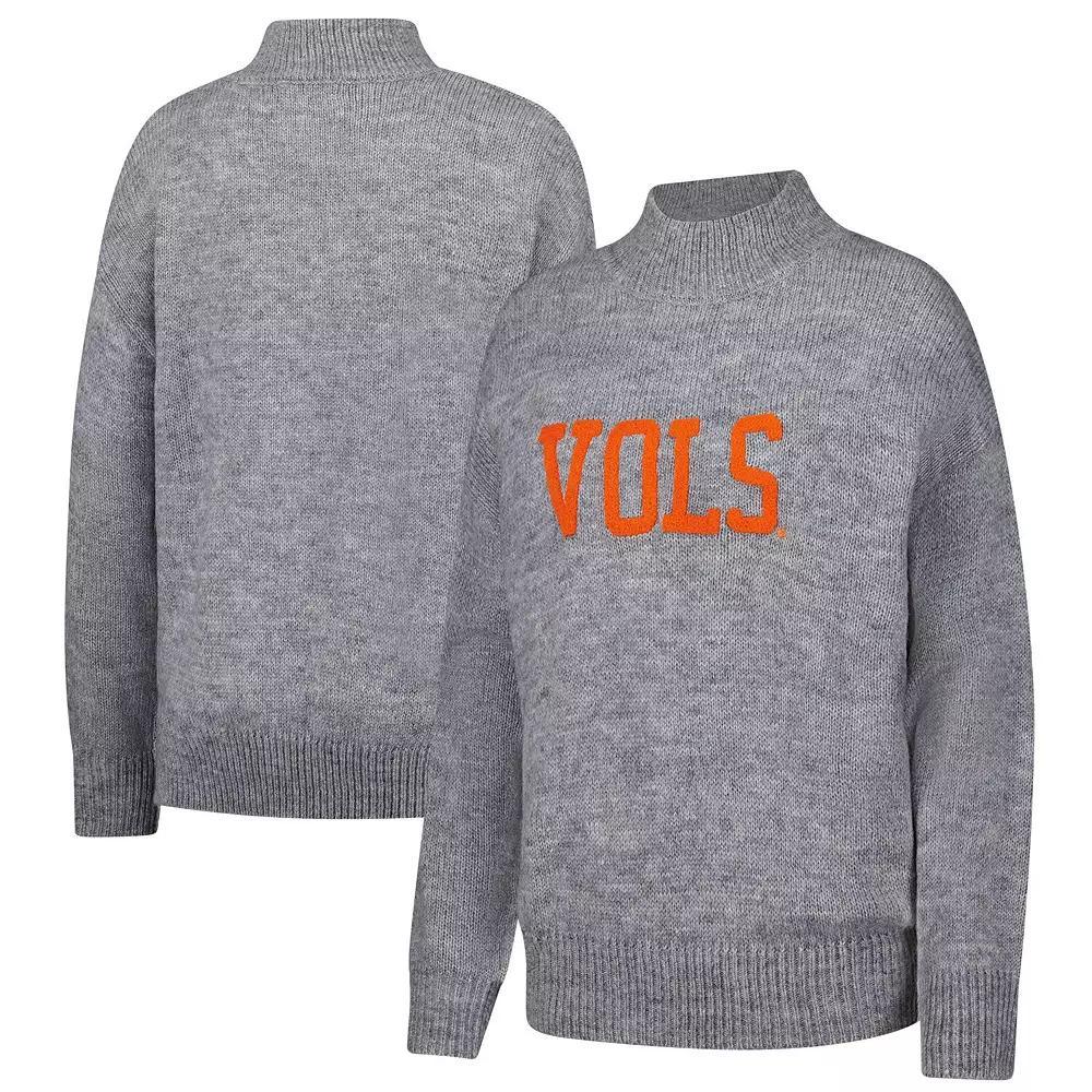 Women's  Gray Tennessee Volunteers Oversized Varsity Sweater, Size: XL, Grey Product Image