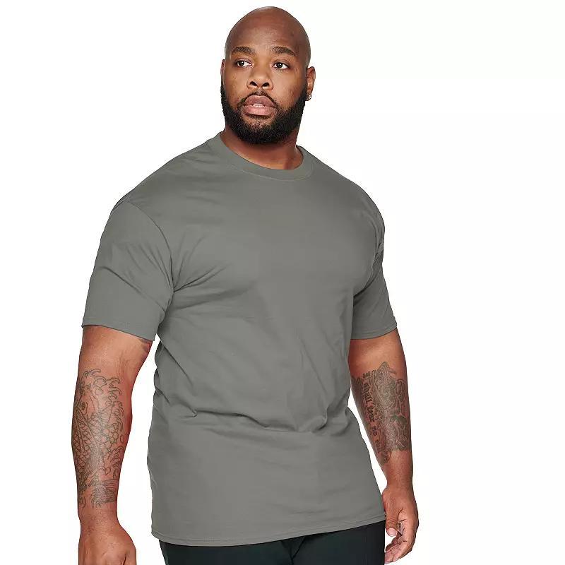 Big & Tall Hanes® Beefy-T Tee, Men's, Size: 3XL Tall, Black Product Image