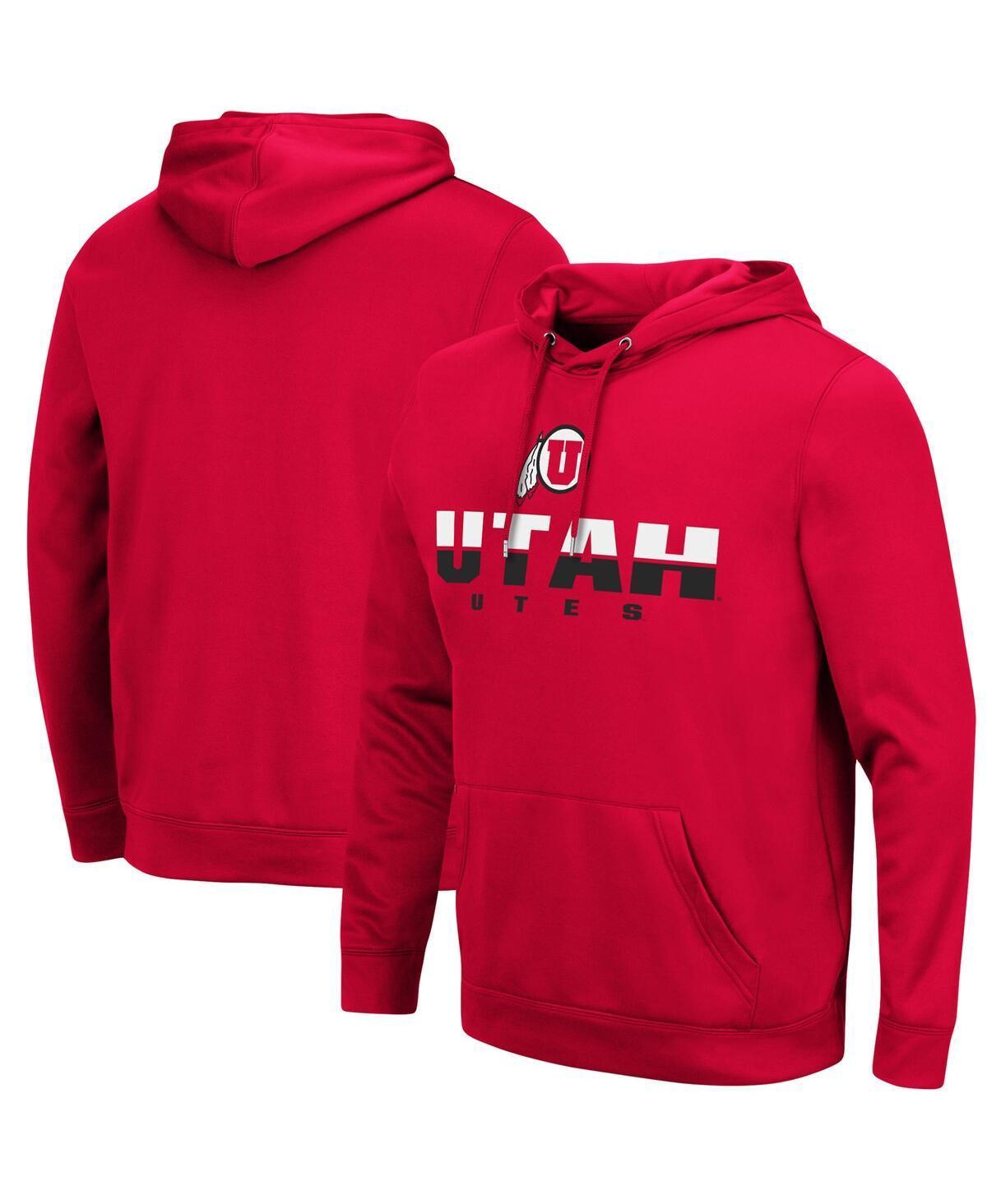 Men's Colosseum Red Utah Utes Lantern Pullover Hoodie, Size: Large, Ute Red Product Image