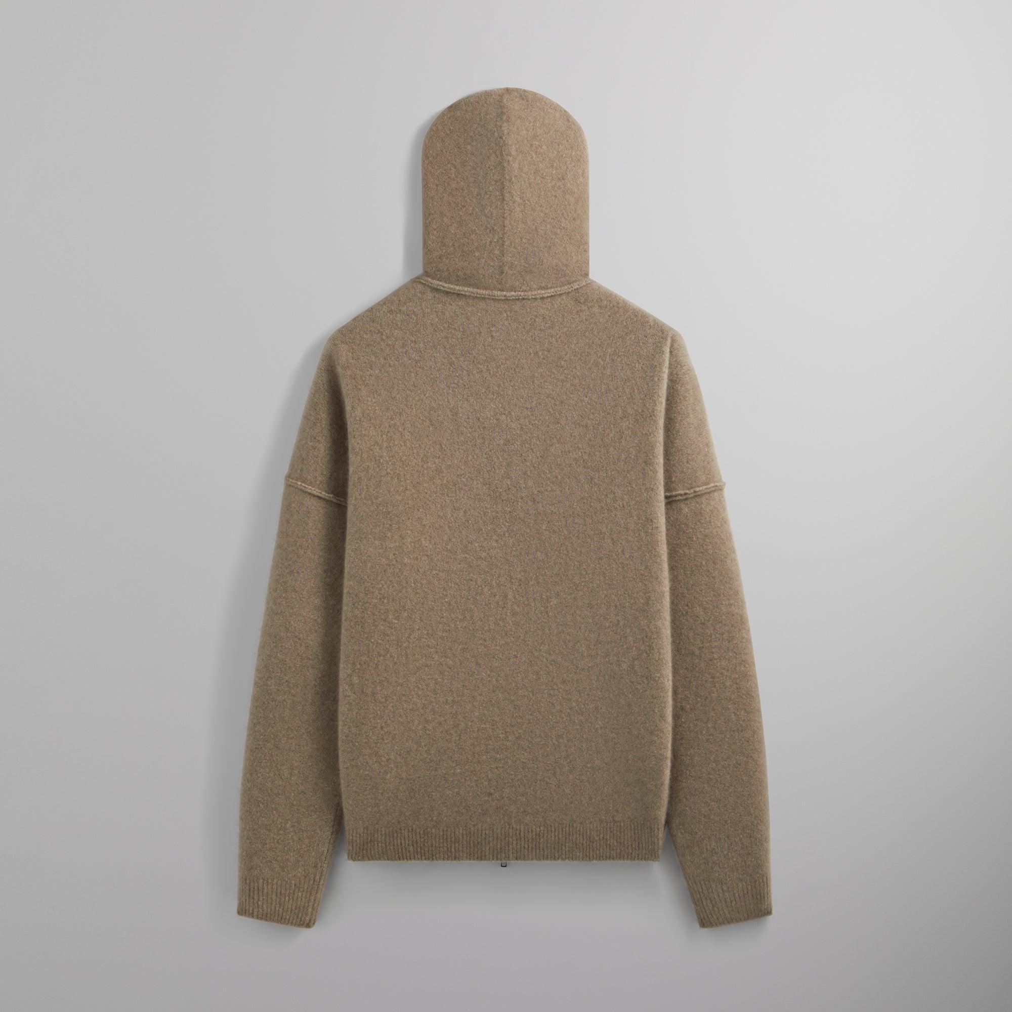 Kith & Giorgio Armani Silk Cashmere Hoodie - Sand Male Product Image