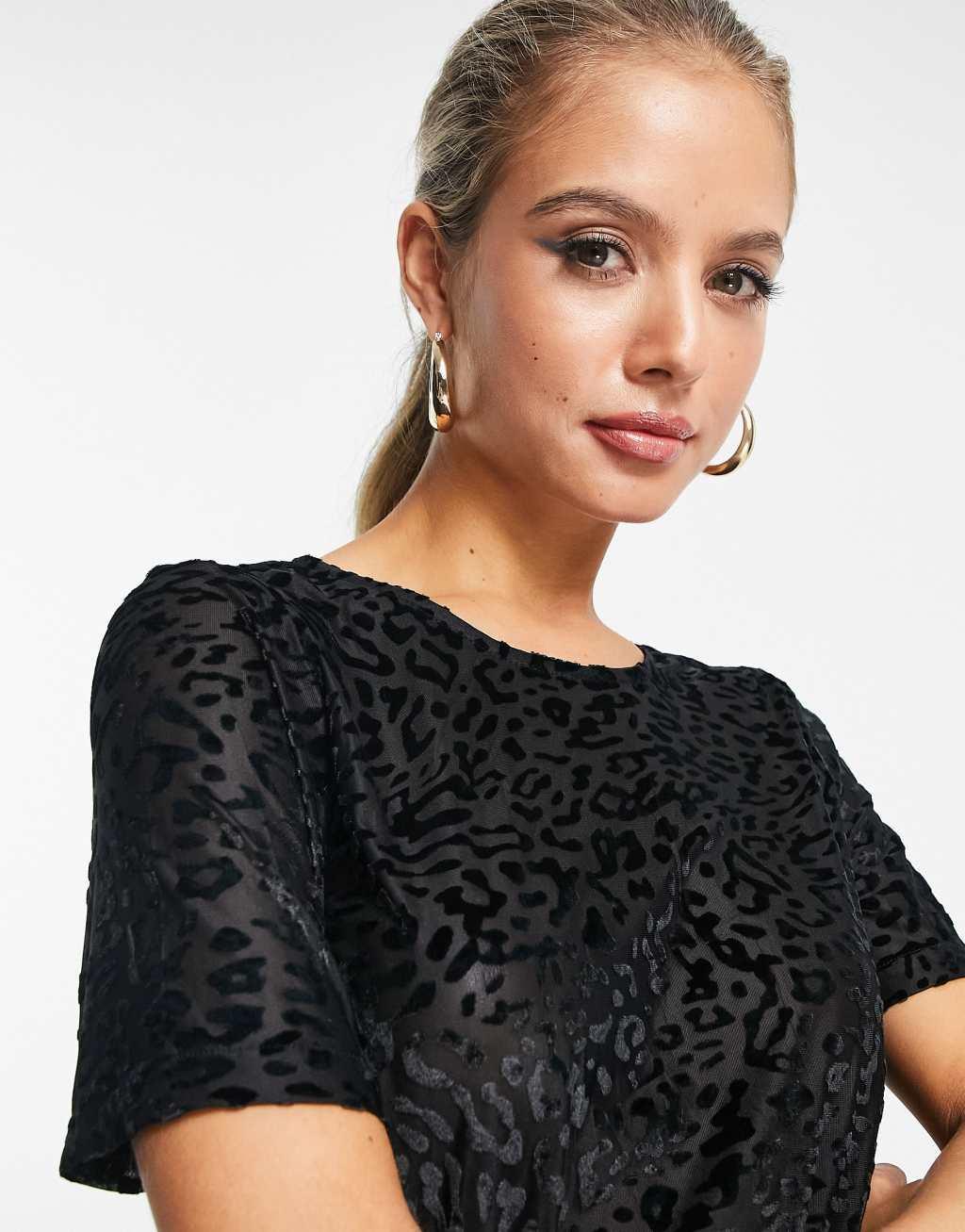 Never Fully Dressed velvet devore dress Product Image