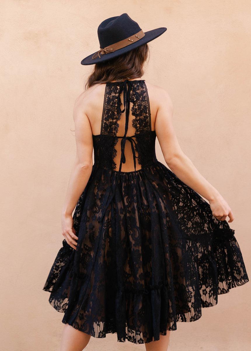 Marline Dress in Black Female Product Image