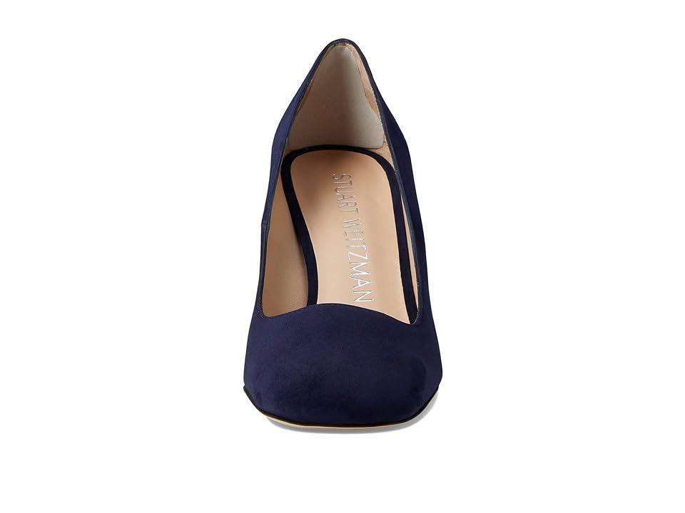 Stuart Weitzman Curveblock 85 Pump (Nice Blue) Women's Shoes Product Image