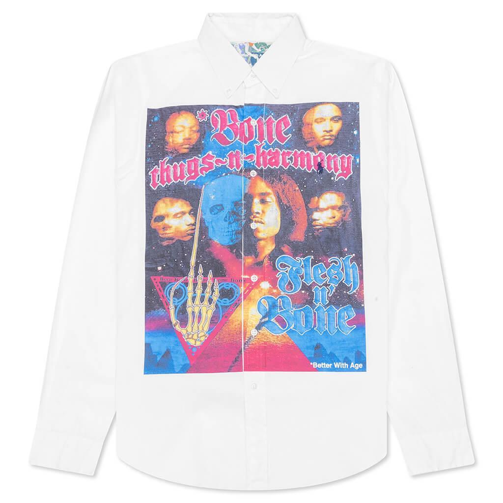 Crossroads Button Down - White Male Product Image
