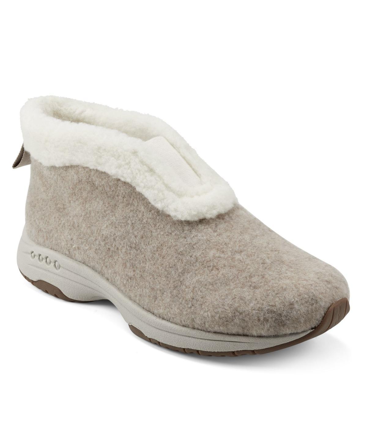 Easy Spirit Treepose Women's Faux-Fur Slipper Boots, Size: 6.5 N, Natural Product Image