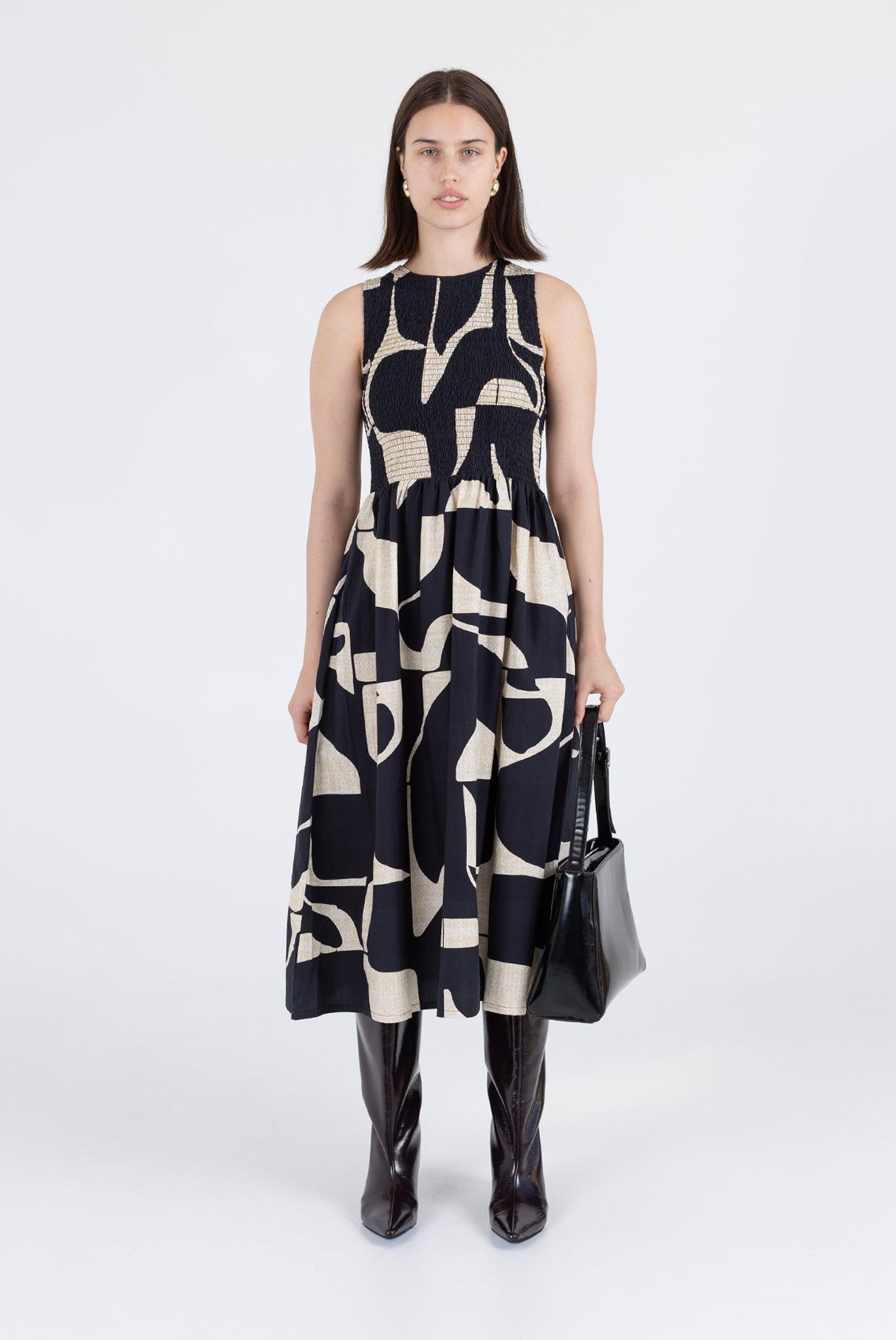 Flor Dress - Nero Sky Product Image