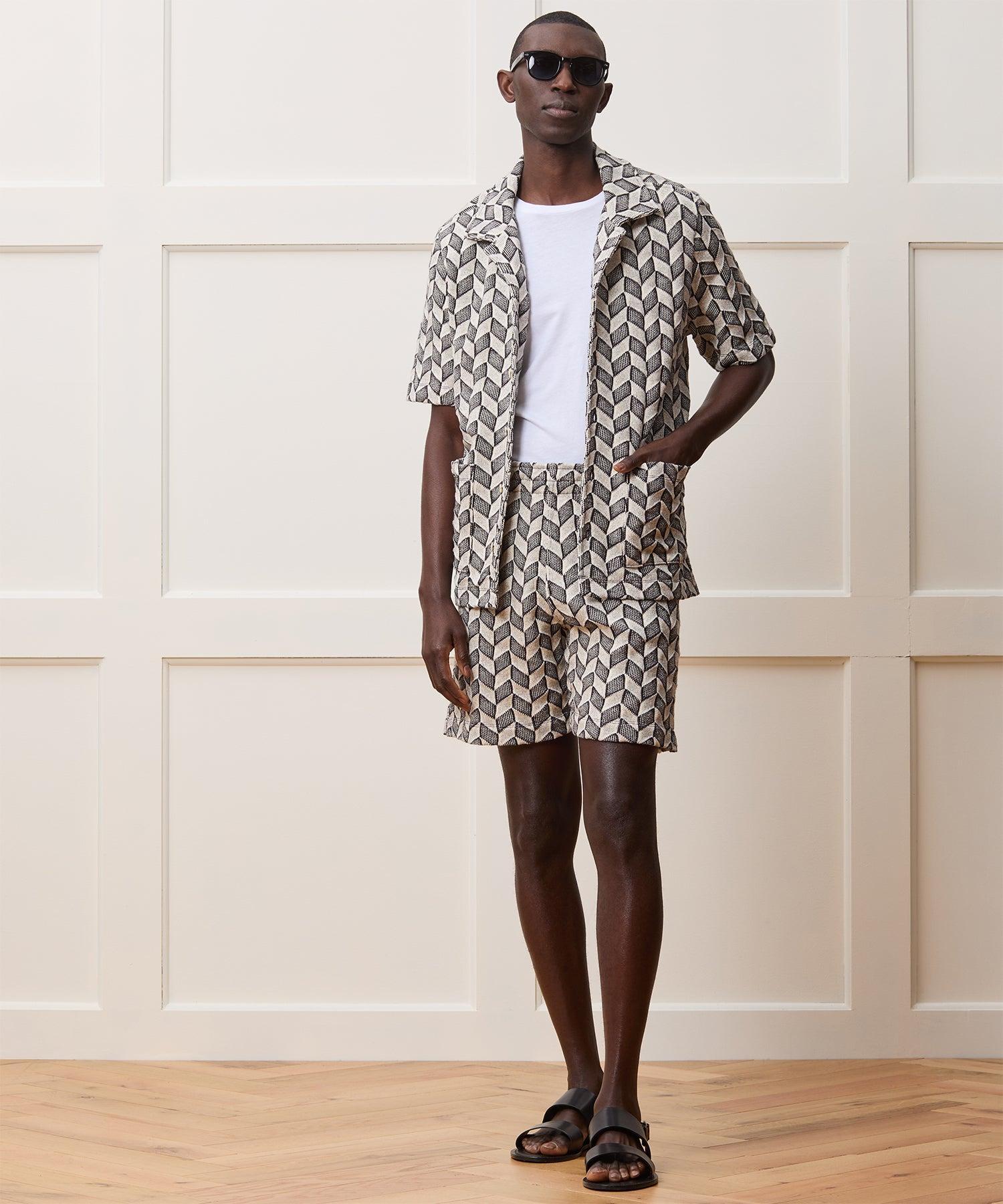 7" Relaxed Checkered Short Product Image