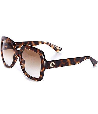 Gradient GG Square Injection Plastic Sunglasses Product Image