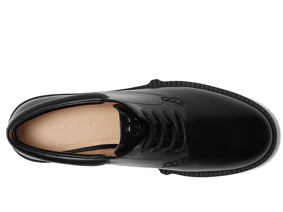 COACH Lyla Leather Derby Women's Shoes Product Image