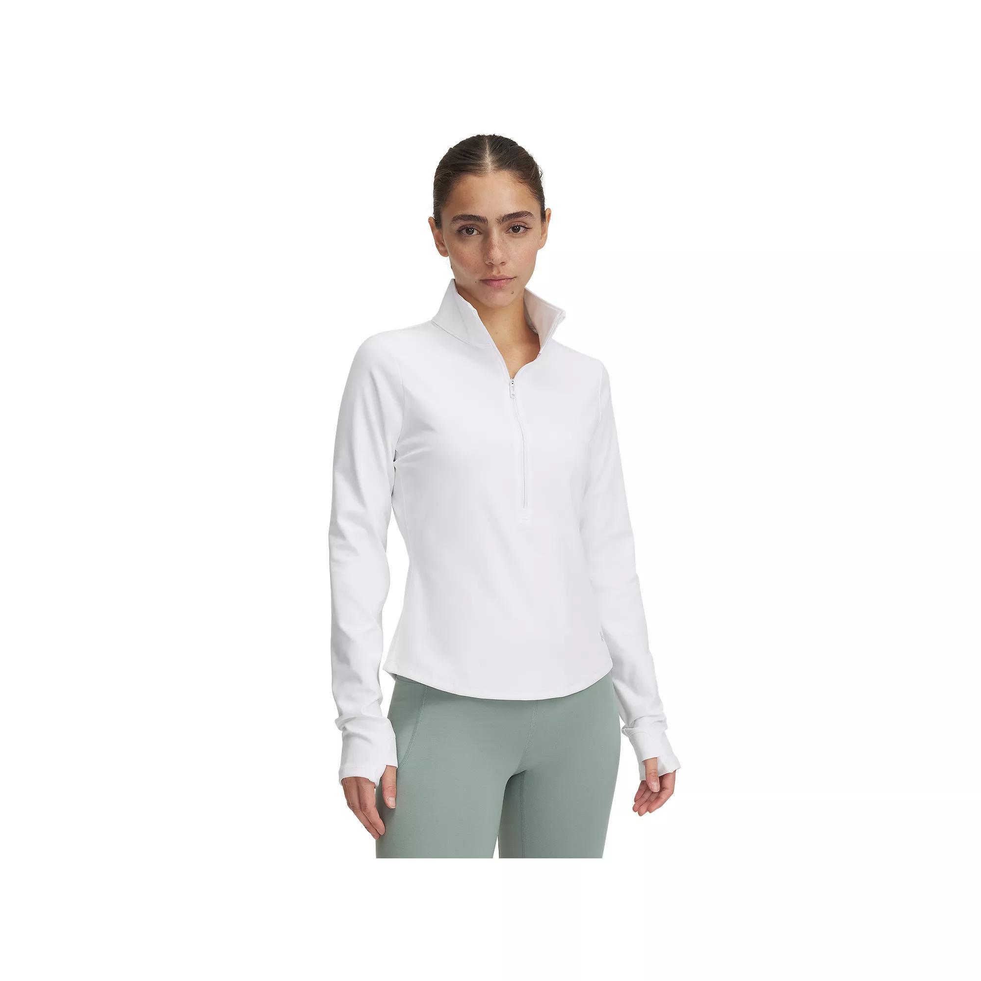 Women's Under Armour Motion Half Zip Jacket, Size: Small, White Product Image
