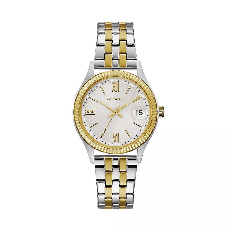 Caravelle by Bulova Womens Two Tone Stainless Steel Watch - 45M112 Product Image