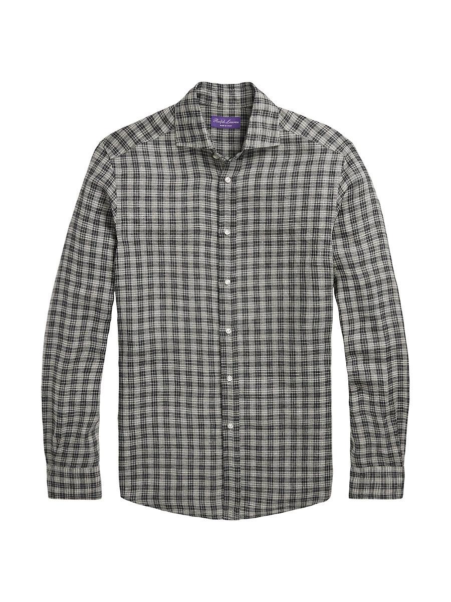 Mens Cooper Micro-Herringbone Sport Shirt Product Image