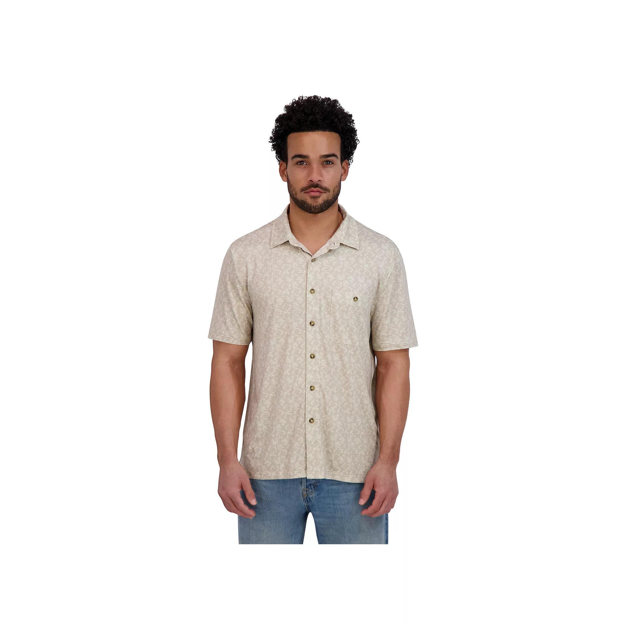 Men's ZeroXposur Lightweight One Pocket Button-Up Shirt, Size: Medium, Gray Product Image