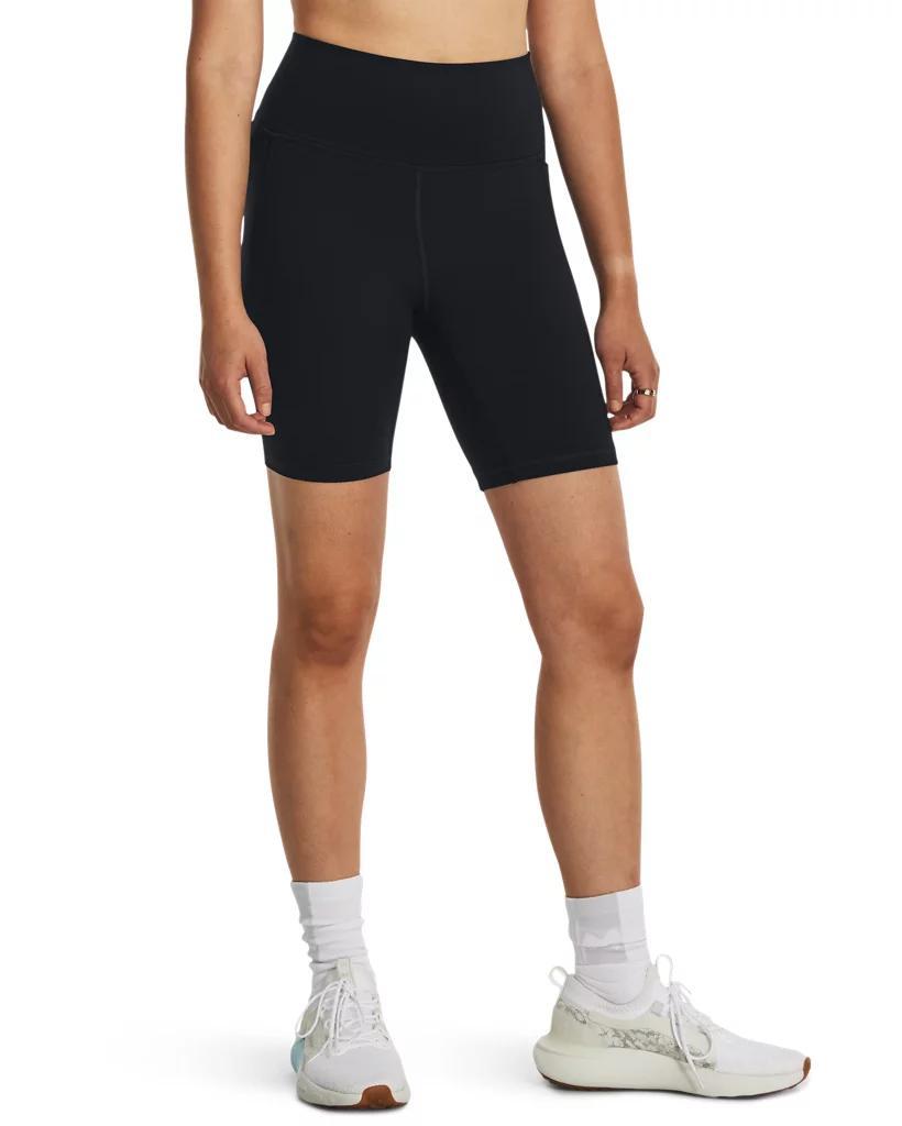 UA Meridian Womens 7 Bike Shorts Product Image