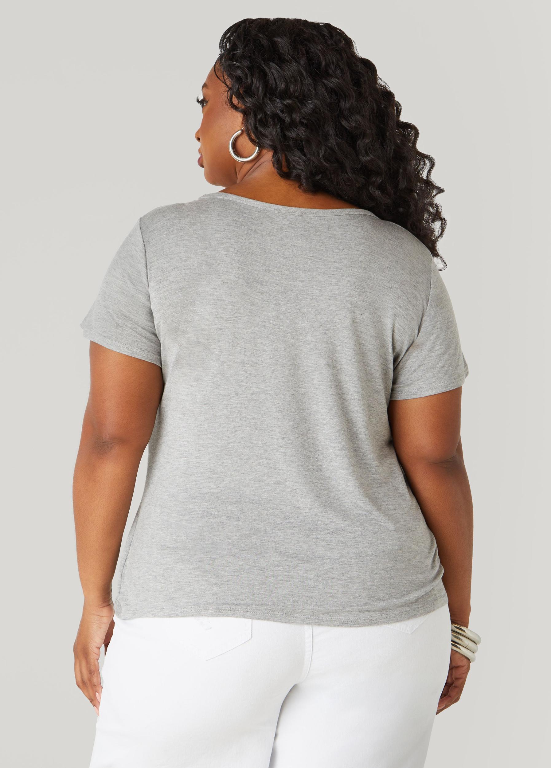 Blessed Glittered Graphic Tee Product Image