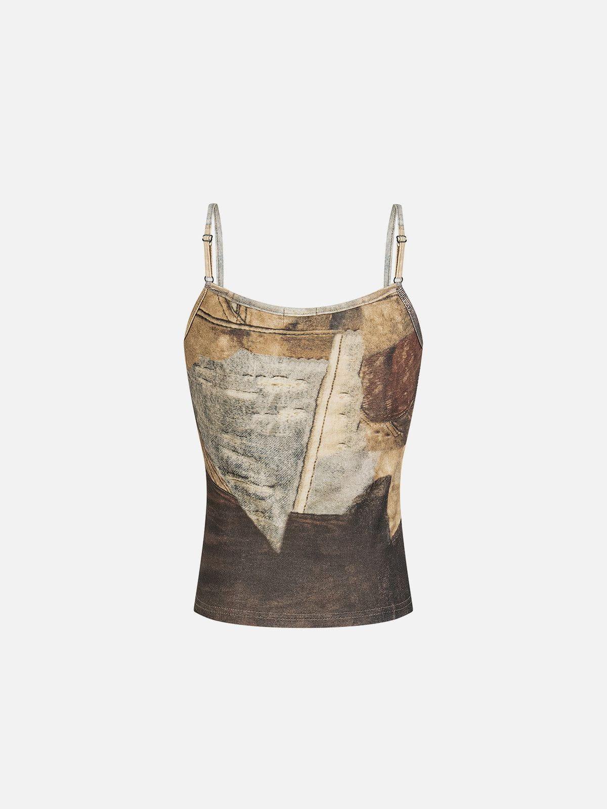 Aelfric Eden Denim Print Cami Top Female Product Image