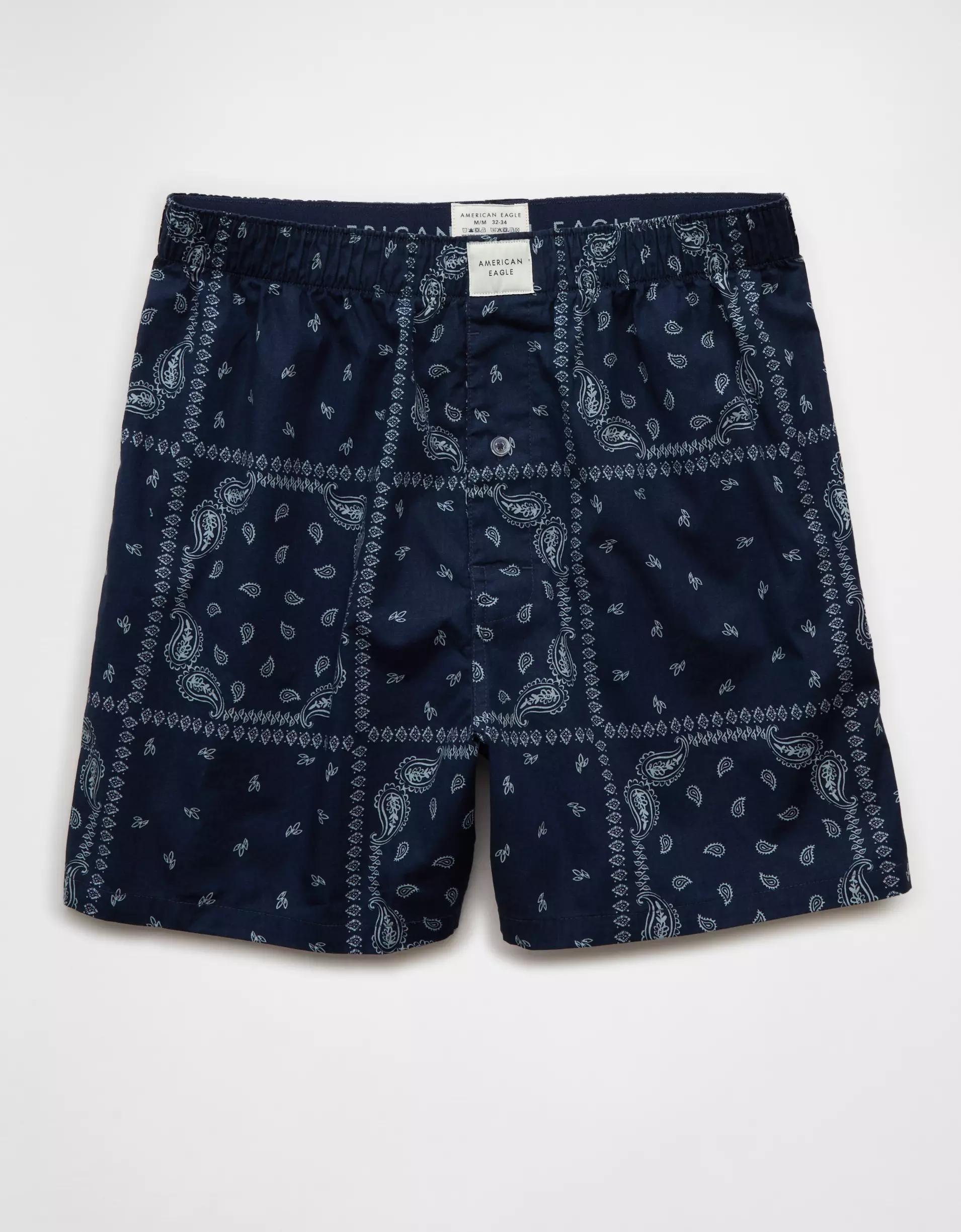 AEO Men's Paisley Stretch Boxer Short Product Image