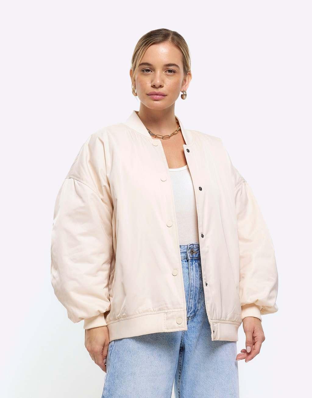 River Island Petite bomber jacket Product Image