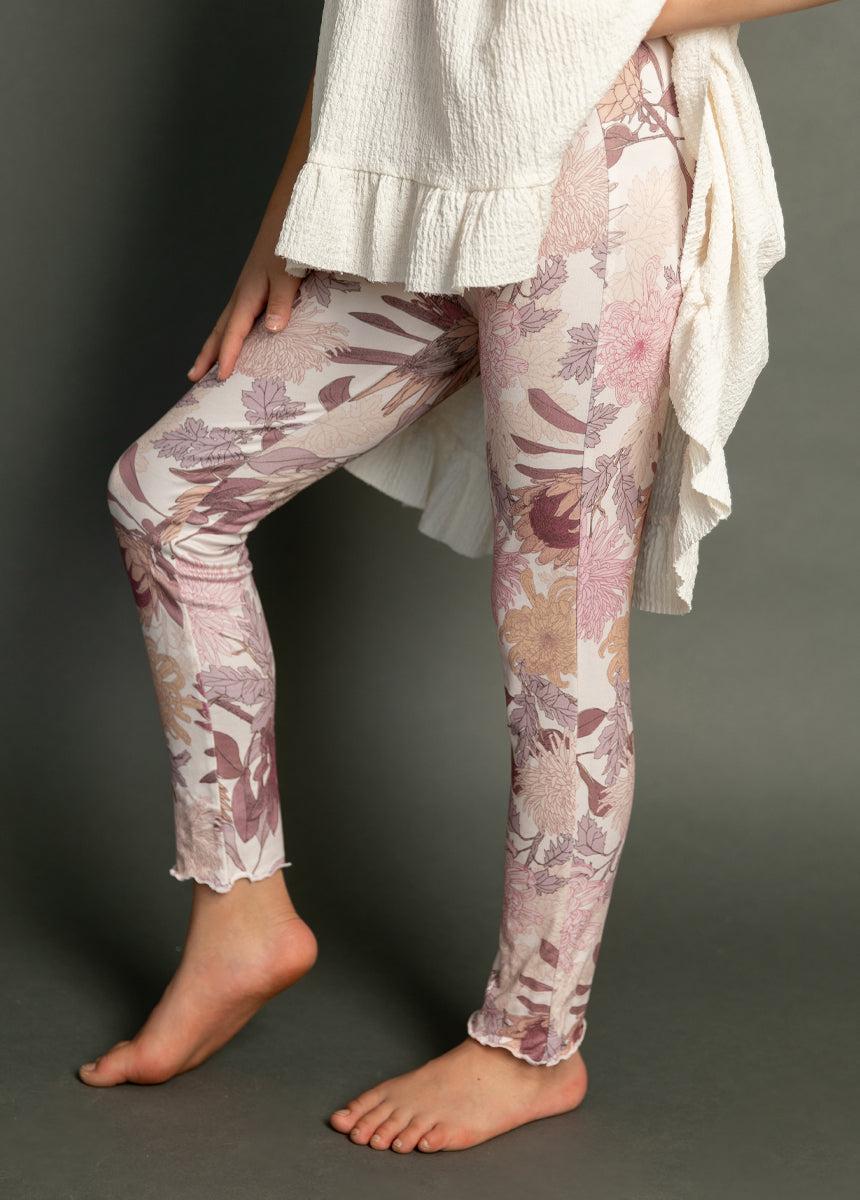 Victoria Legging in Shell Floral Girls Product Image