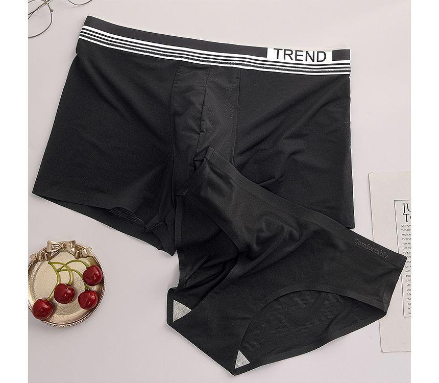 Couple Matching Set: Boxers + Panties Product Image
