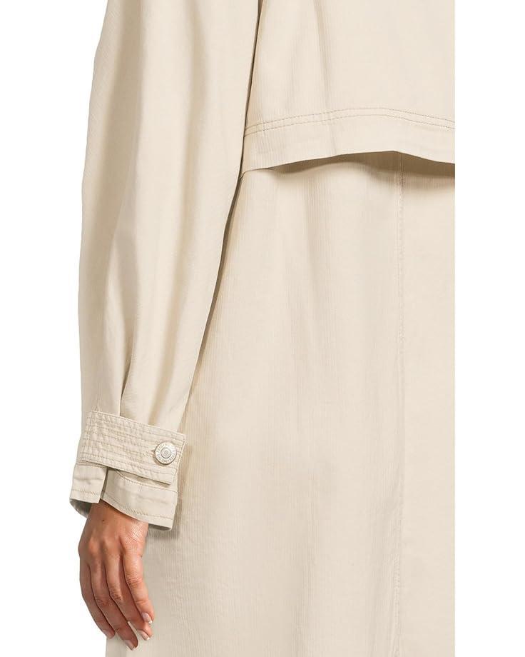 Leather Trench Coat Product Image