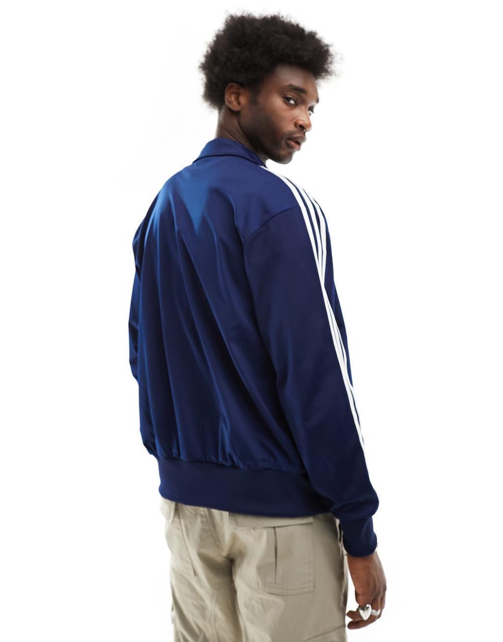 adidas Originals adicolor firebird tracktop in navy Product Image