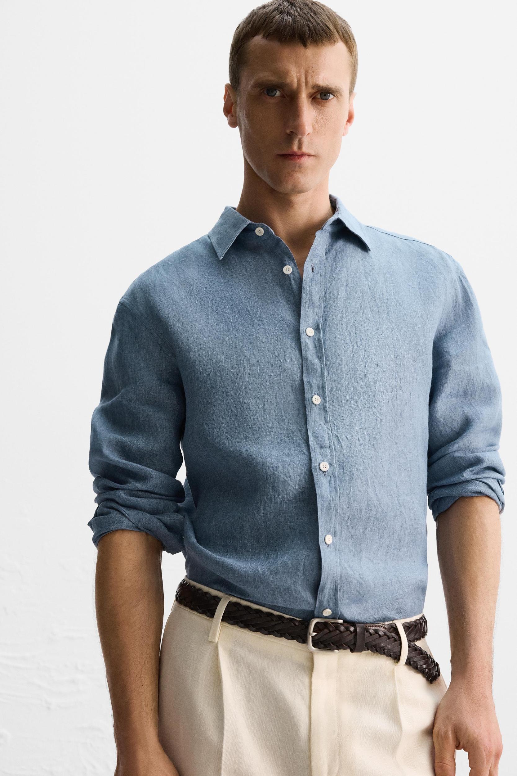 100% LINEN LIMITED EDITION SHIRT Product Image