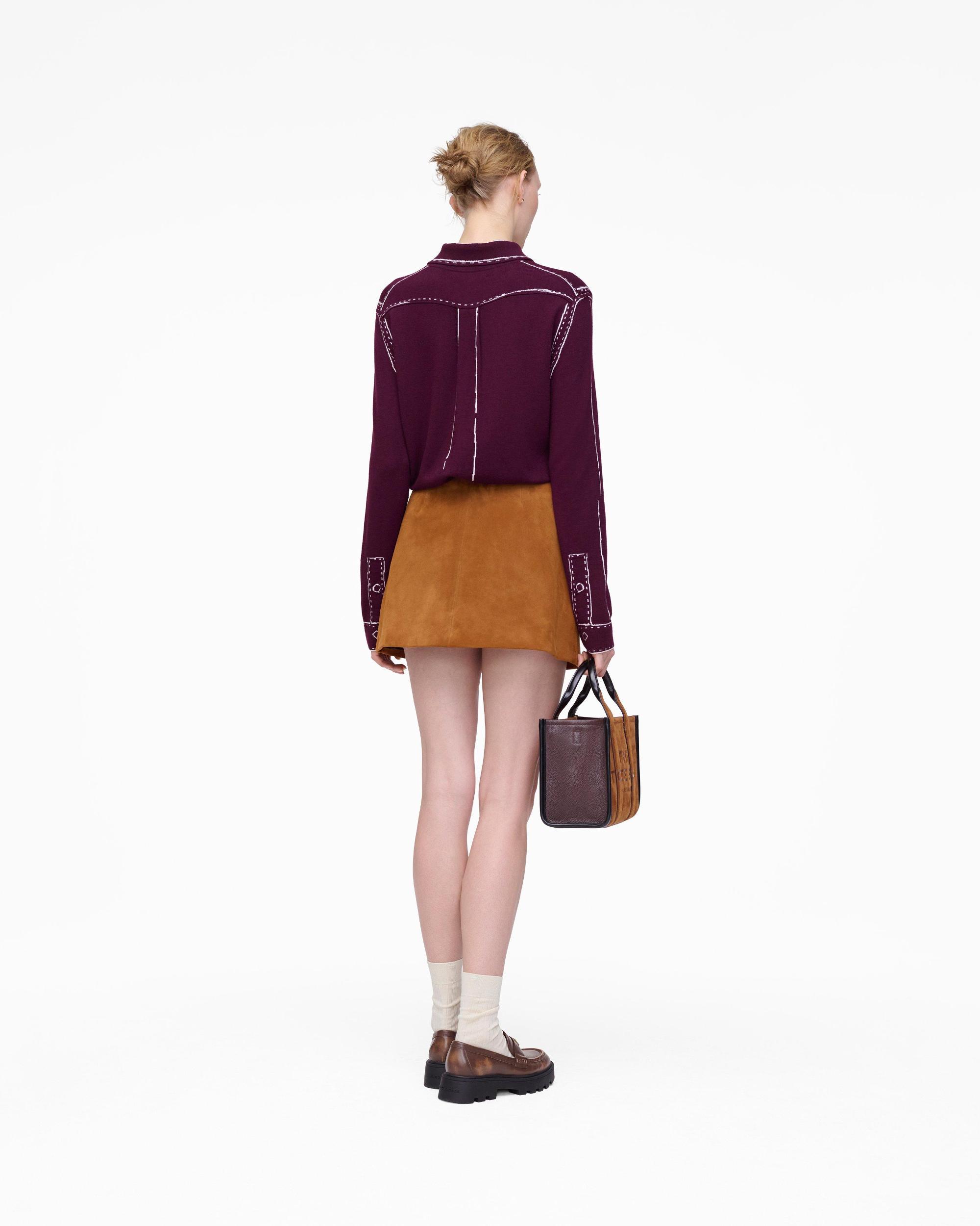 Trompe L'Oeil Knit Button Down Product Image