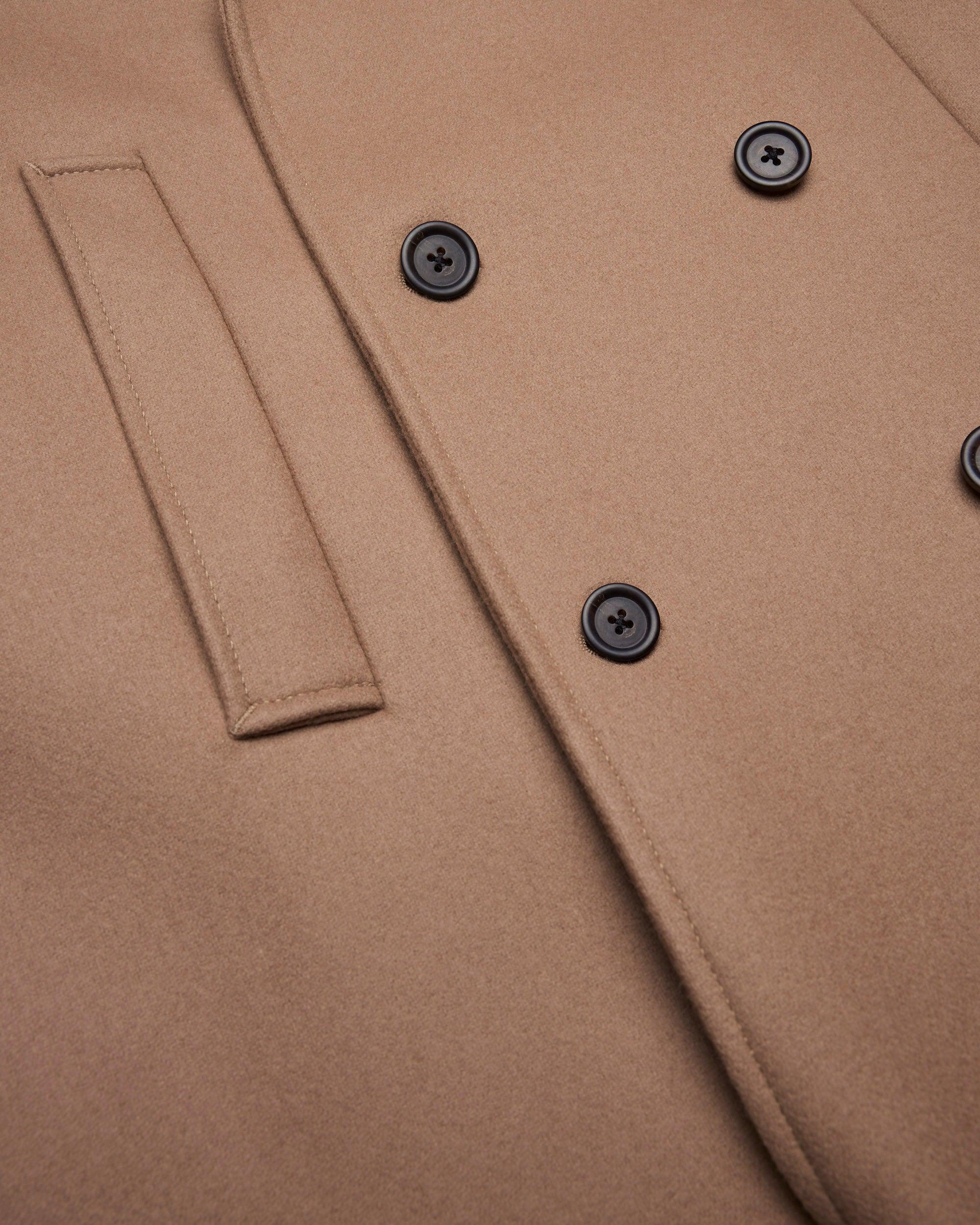 Wool Cashmere Polo Coat Male Product Image