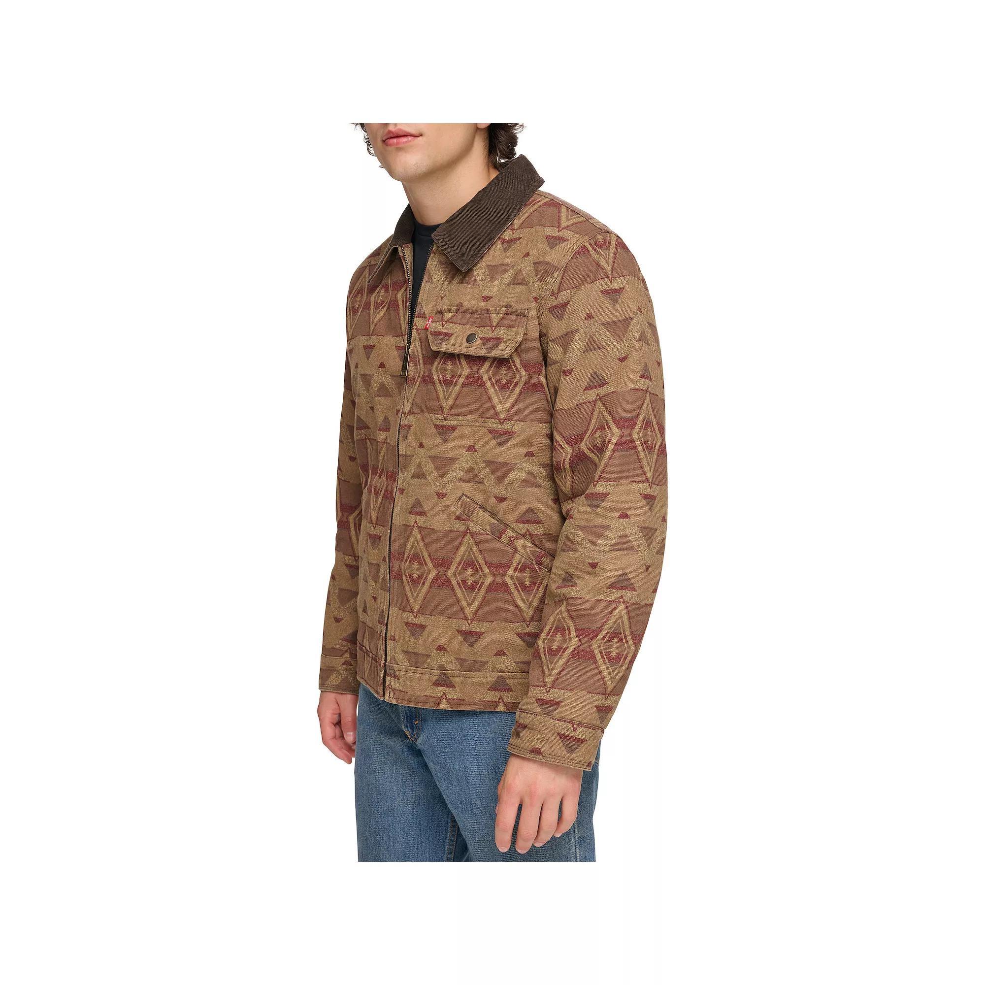 Men's Levi's® Trucker Jacket with Corduroy Collar, Size: Medium, Pink Product Image