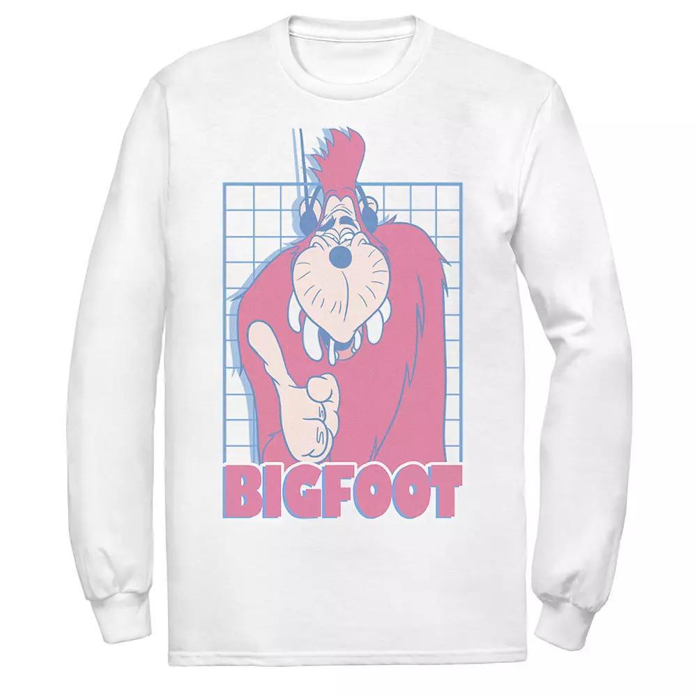 Men's Disney A Goofy Movie Bigfoot Grid Tee, Size: XXL, White Product Image