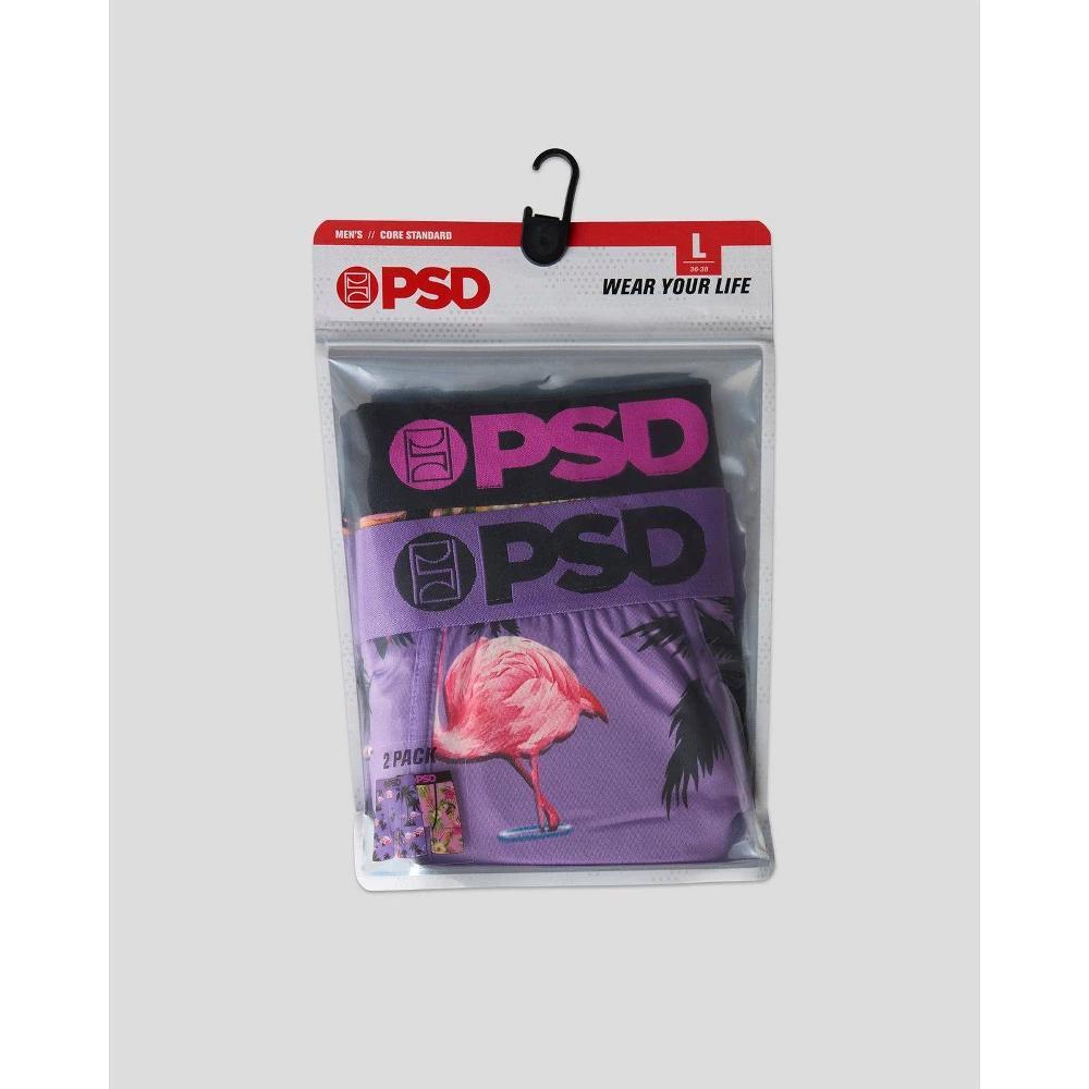 PSD Men's Flamingo Print Briefs - Purple/Pink Product Image