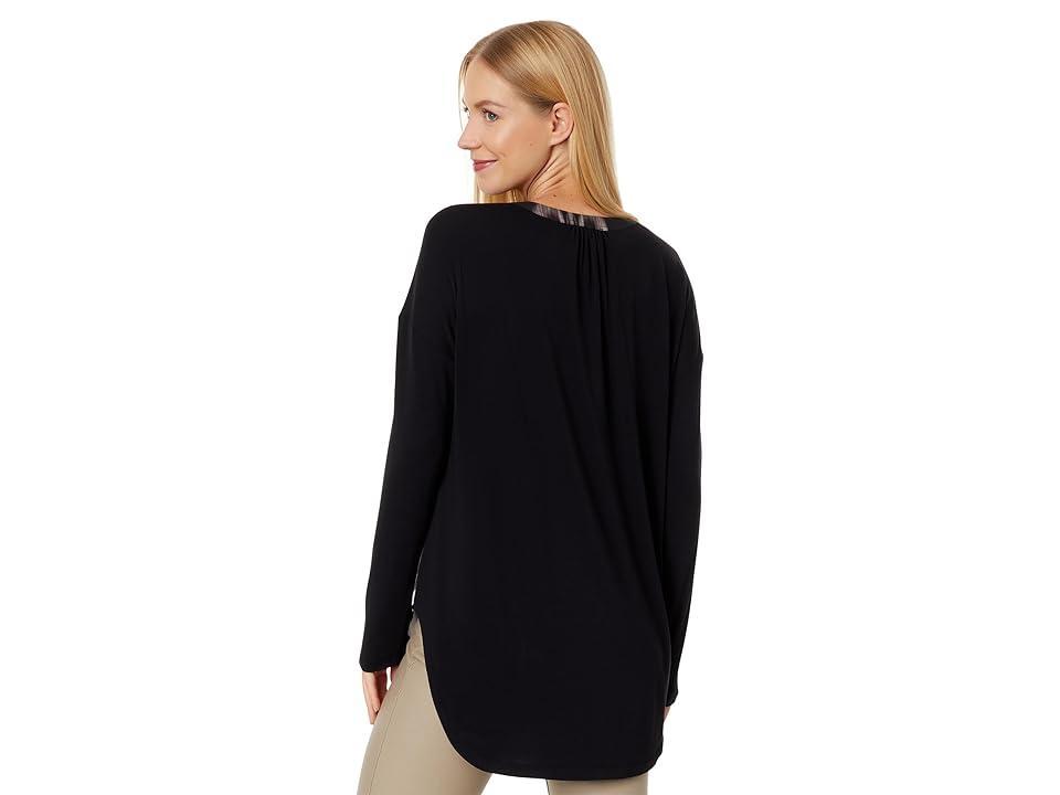 Lysse Millie Printed Top (Out Of Focus) Women's Clothing Product Image