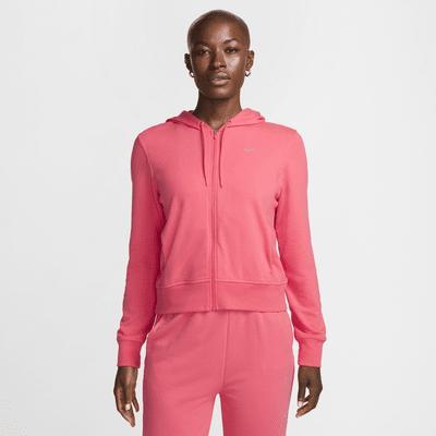 Nike Women's Dri-FIT One Full-Zip French Terry Hoodie Product Image