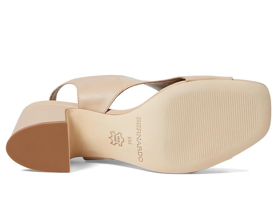 Womens Bedford Leather Mid Heel Sandals Product Image
