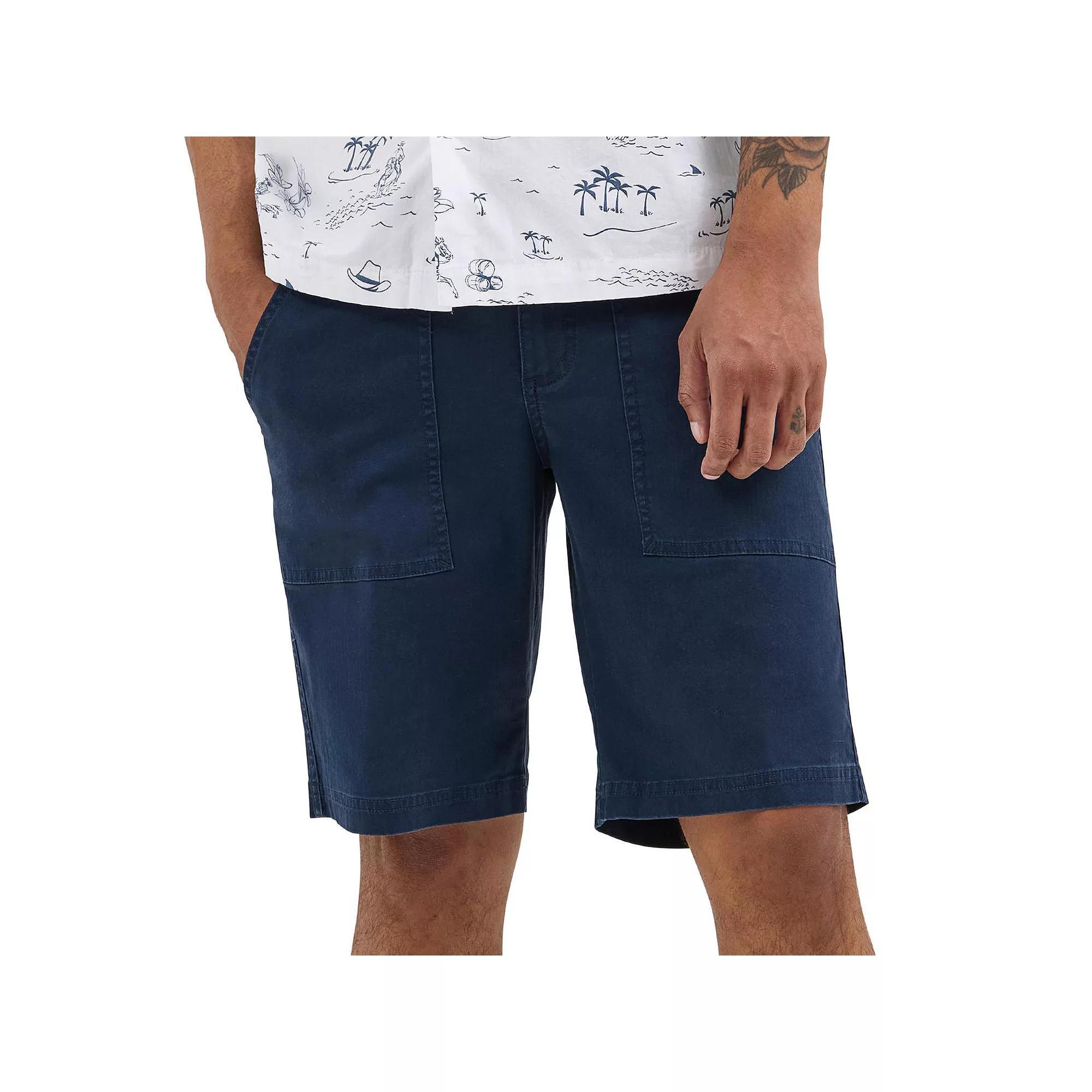 Men's Wrangler 10" Utility Shorts, Size: 34, Dark Blue Product Image