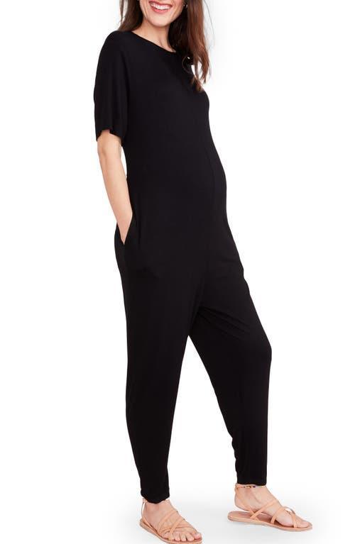 Hatch Collection Walkabout Short Sleeve Maternity Nursing Friendly Jumper Product Image