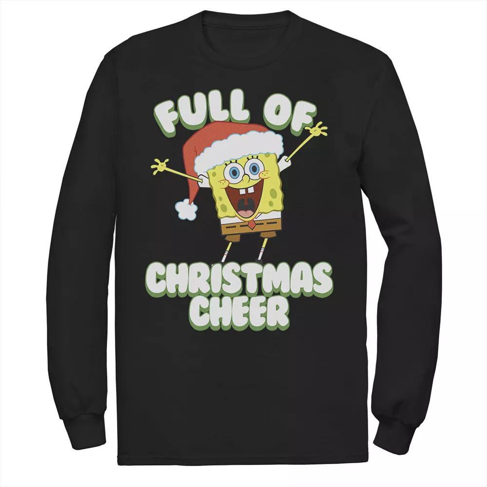 Men's SpongeBob SquarePants Full of Cheer Tee, Size: 3XL, Blue Product Image