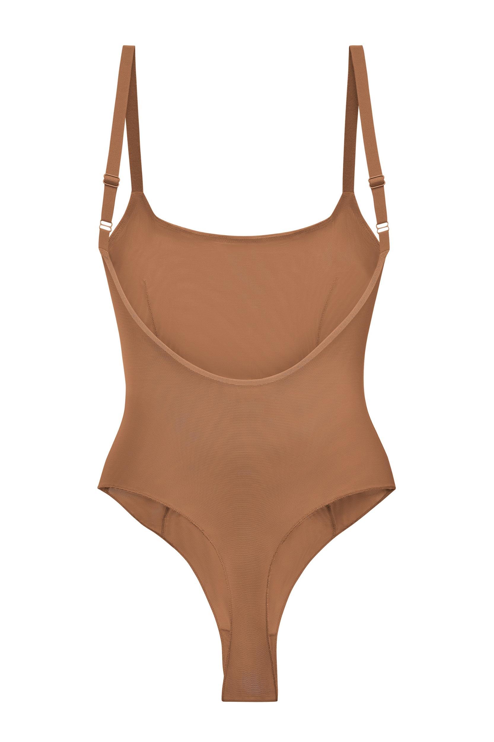 Soft Mesh Bodysuit in Honey Product Image