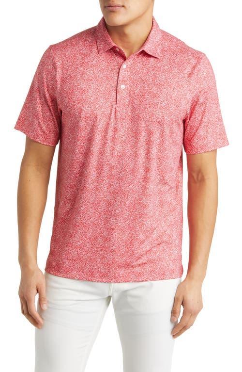Cutter  Buck Pike Short-Sleeve Constellation-Printed Stretch Polo Shirt Product Image