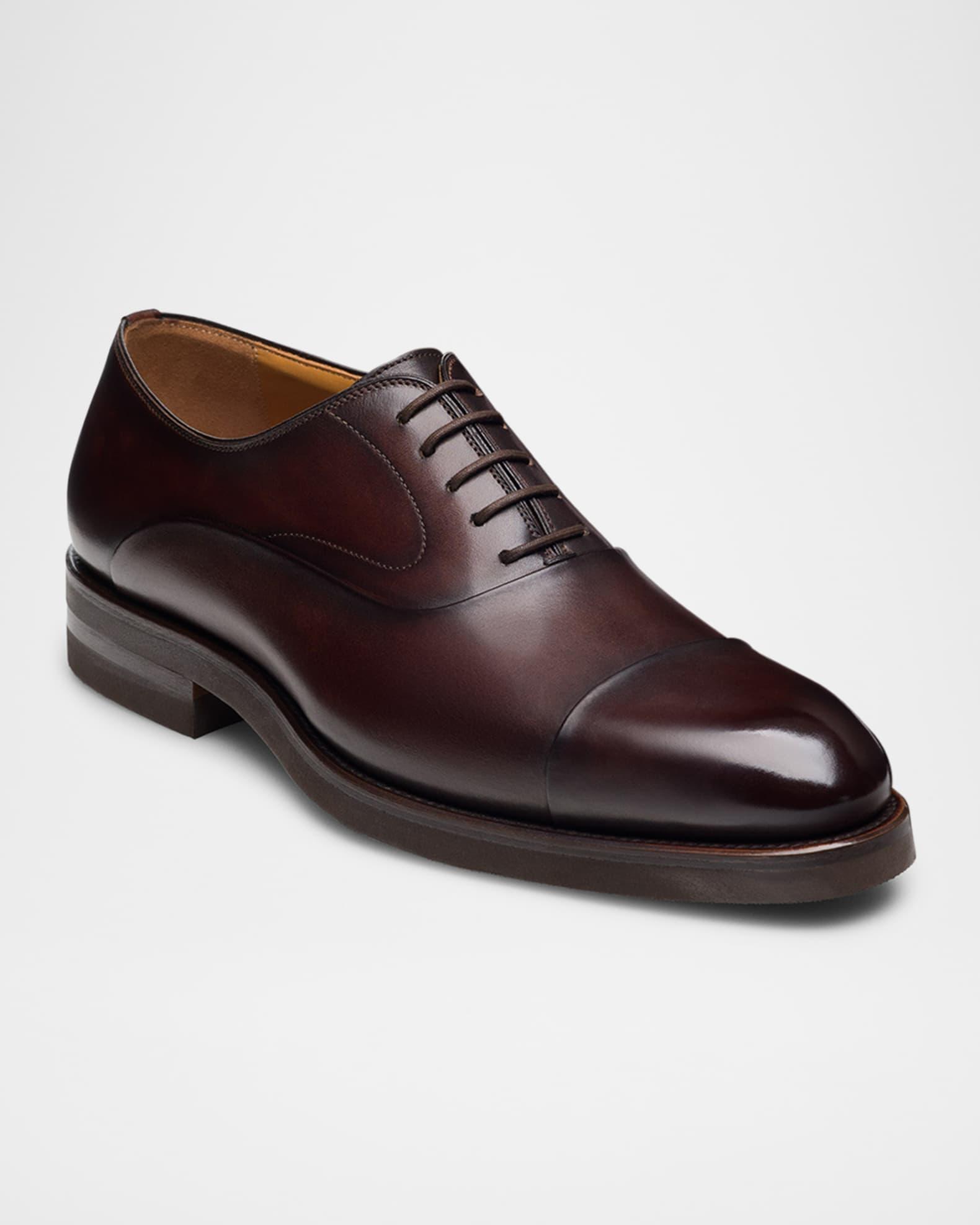 Men's Omega Cap-Toe Leather Oxfords Product Image