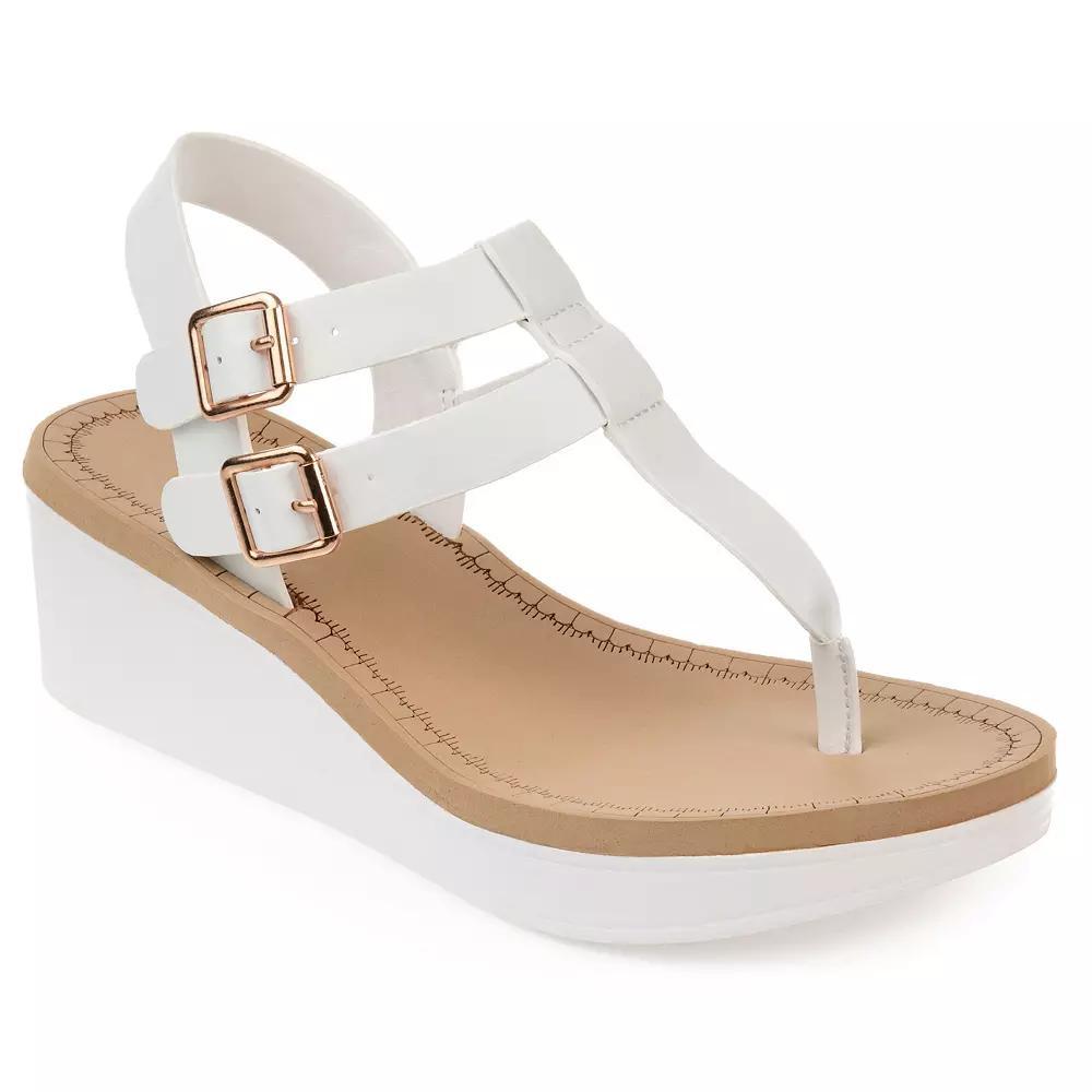 Journee Bianca Womens Wedge Sandals Product Image