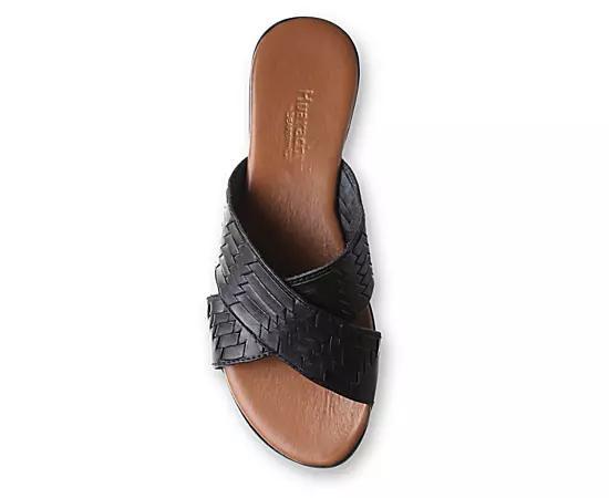 Bearpaw Ximena Womens Leather Slide Sandals Product Image