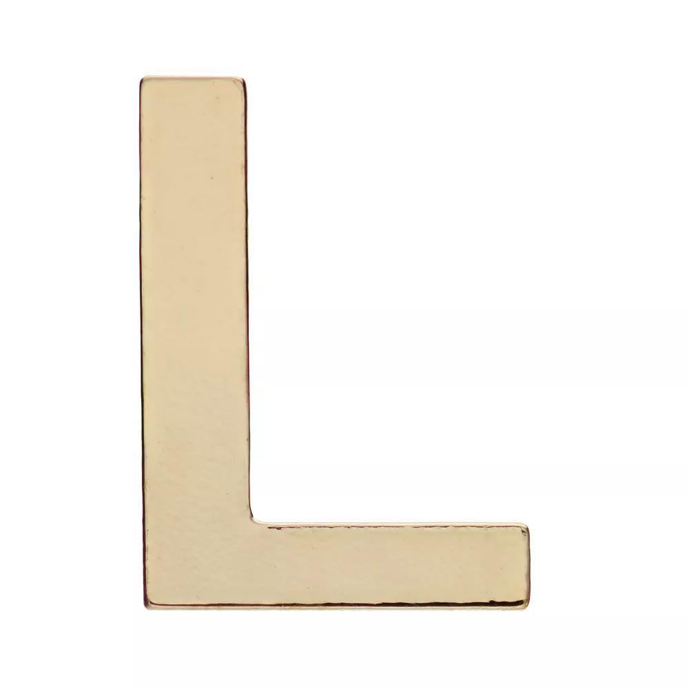 Au Naturale 14k Gold Initial Single Stud Earring, Women's Product Image